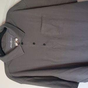 Eddie Bauer short sleeve Polo shirt XXXL Gray